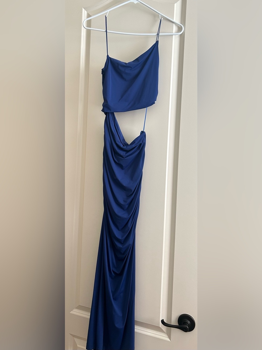 Zara Midnight Blue Slip Dress
